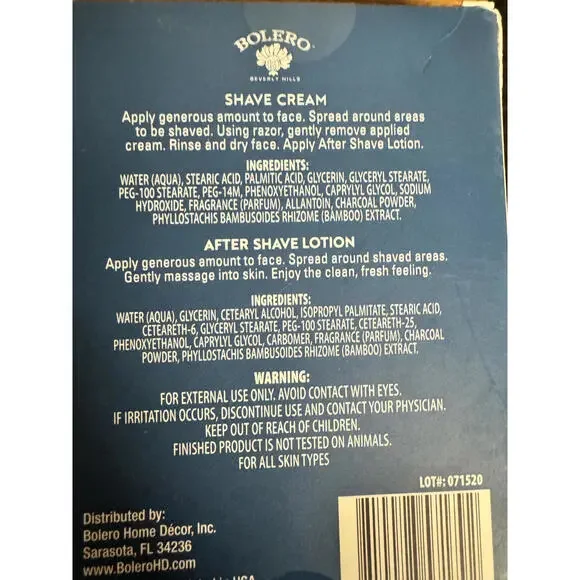 Men's Shave Set Cedar‎ Wood & Eucalyptus 2 Pack 1 fl oz Shave Cream After Shave - Picture 6 of 6